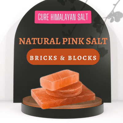 himalayan natural pink salt bricks , blocks and tiles