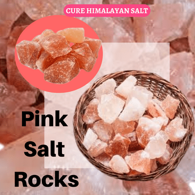 cure himalayan pink Raw salt Rocks post 4by4